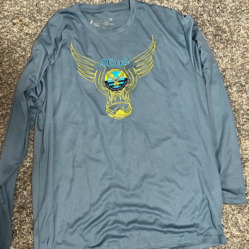 Men's Blue Long Sleeve Shirt